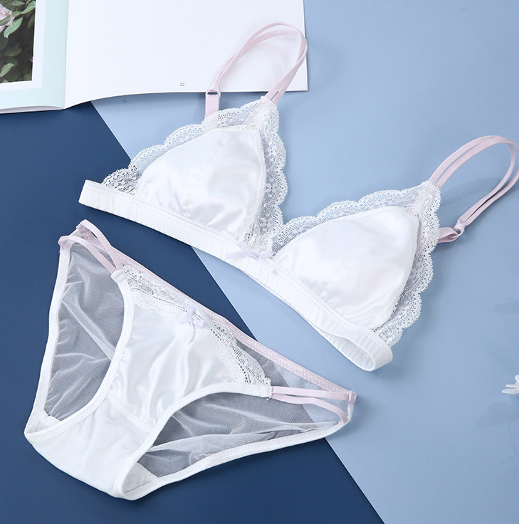 Luxury Silk Satin Elegant Lingerie Set