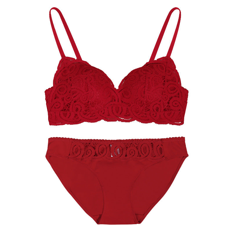 Sexy Pattern Lingerie Lace Set