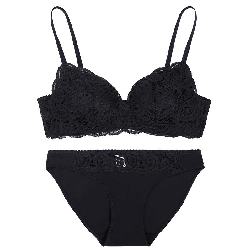 Sexy Pattern Lingerie Lace Set