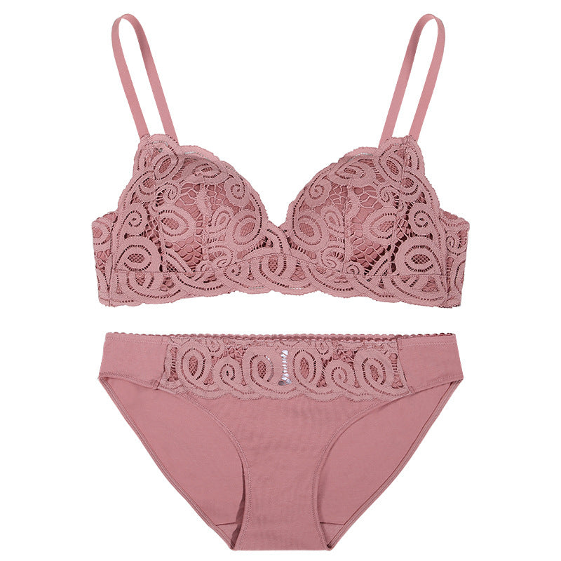 Sexy Pattern Lingerie Lace Set