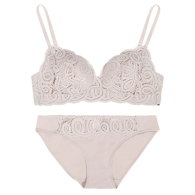 Sexy Pattern Lingerie Lace Set