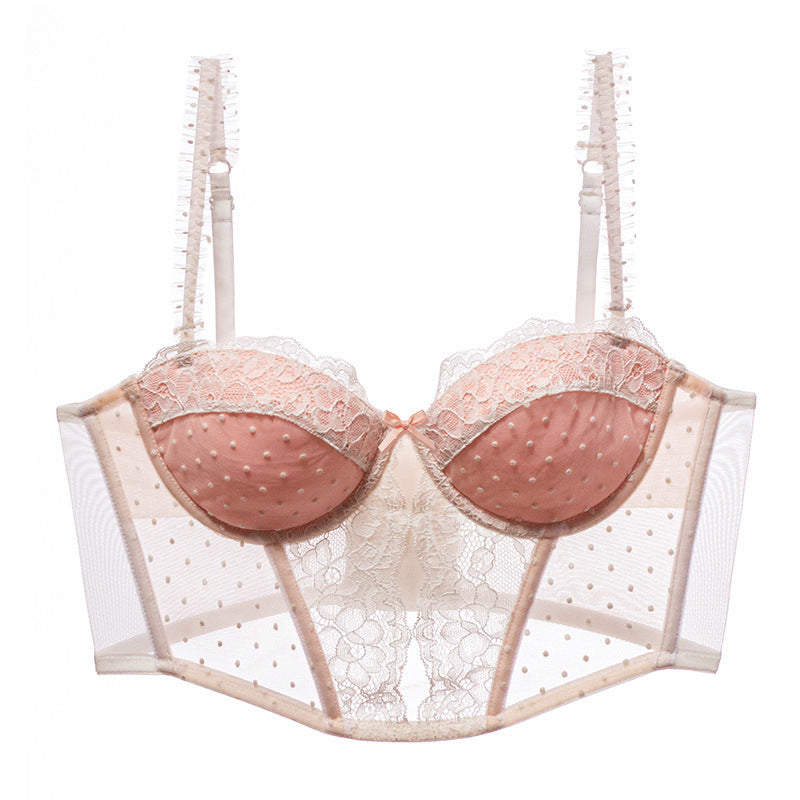 Pink Sexy Playful Lace Corset