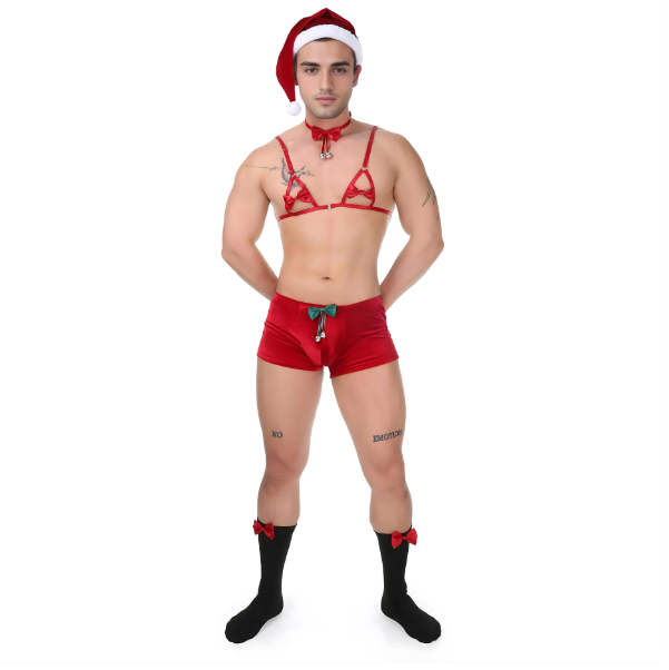Sexy Men’s Christmas Lingerie Set
