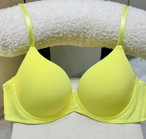 3/4 Cup Seamless Smooth Women Bra, Thin Shoulder Straps, Breathable Support Bra, Push‑Up Anti‑Sagging Brassiere