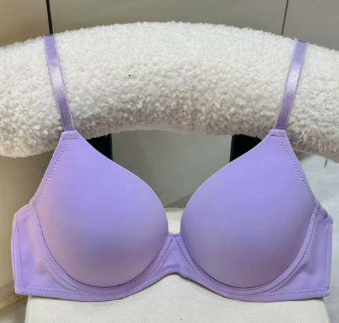 3/4 Cup Seamless Smooth Women Bra, Thin Shoulder Straps, Breathable Support Bra, Push‑Up Anti‑Sagging Brassiere