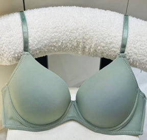 3/4 Cup Seamless Smooth Women Bra, Thin Shoulder Straps, Breathable Support Bra, Push‑Up Anti‑Sagging Brassiere