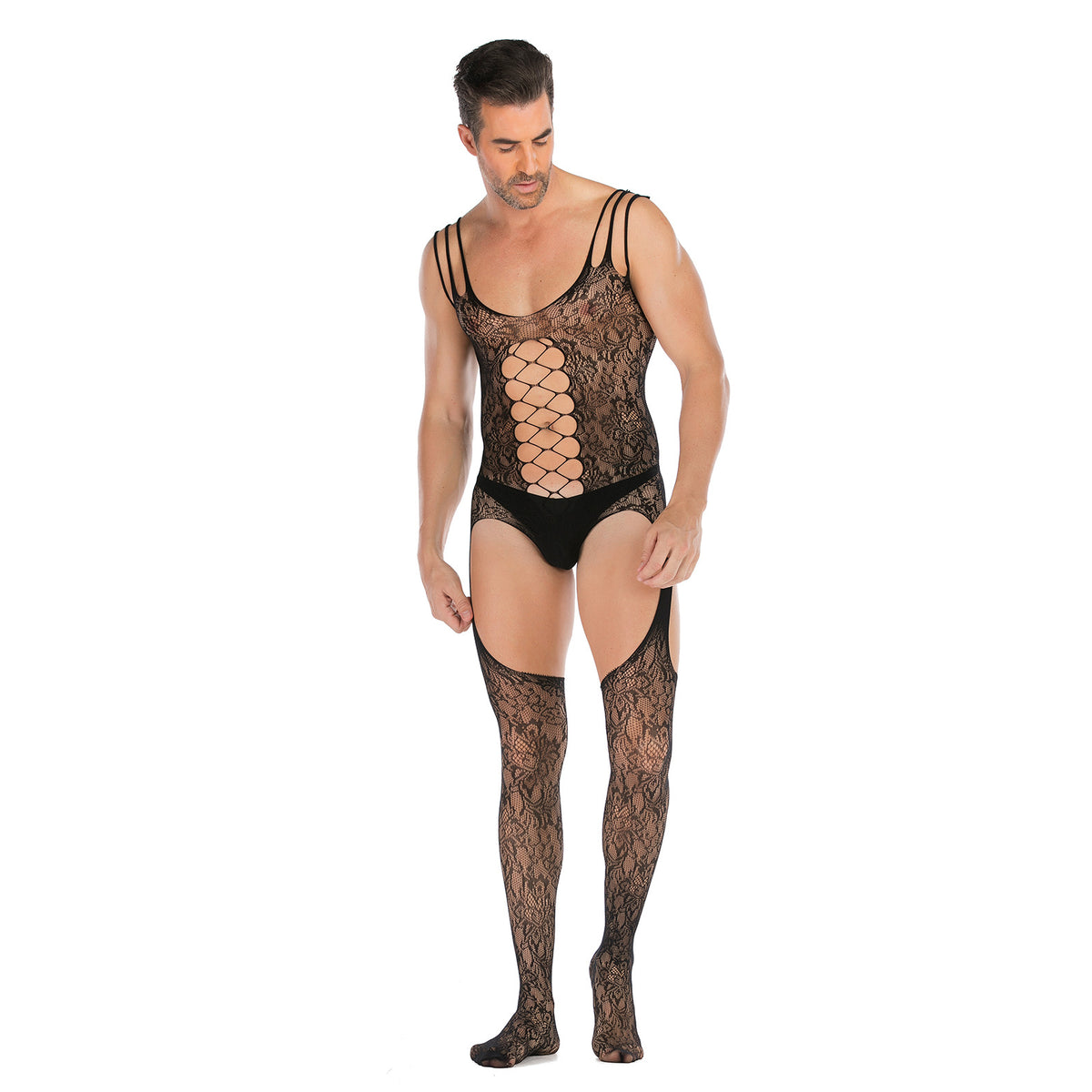 Men's Lingerie Plus Size Sexy Open File