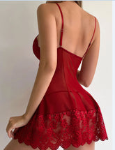 Sexy See-Through Lace Nightdress