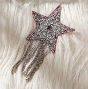Rhinestone Star Tassel Nipple Pasties