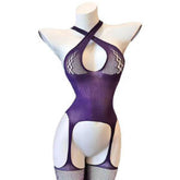 Sexy Lace Crotchless Bodystocking Lingerie
