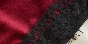 Elegant lace satin sexy lingerie set