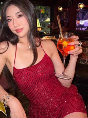 Christmas Sparkling Sequin Sexy Cami Dress