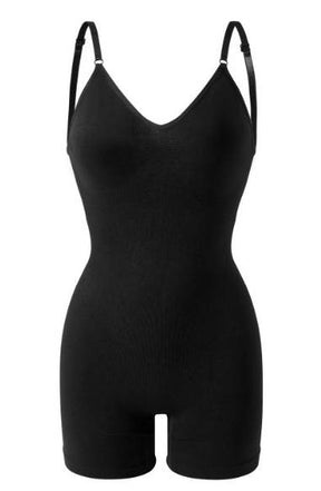 Plus Size Tummy Control Butt Lift Camisole Boyshort Shapewear Bodysuit
