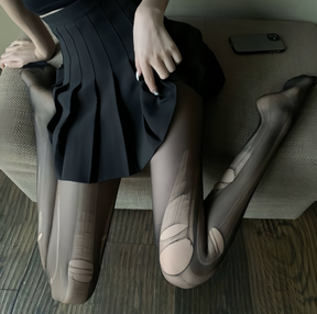 Disposable Tearable Violent Aesthetic Black Stockings（Pack of 5）