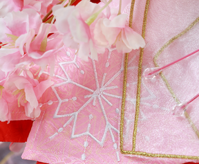 Pink Sakura Cloud Goddess Cosplay Princess Dress Set