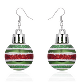 Christmas Bulb Snowflake Star Earrings