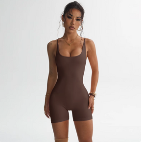 Quick-Dry Seamless Yoga Bodysuit
