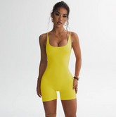 Quick-Dry Seamless Yoga Bodysuit
