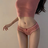 Retro Mesh See-through Low-rise Panties
