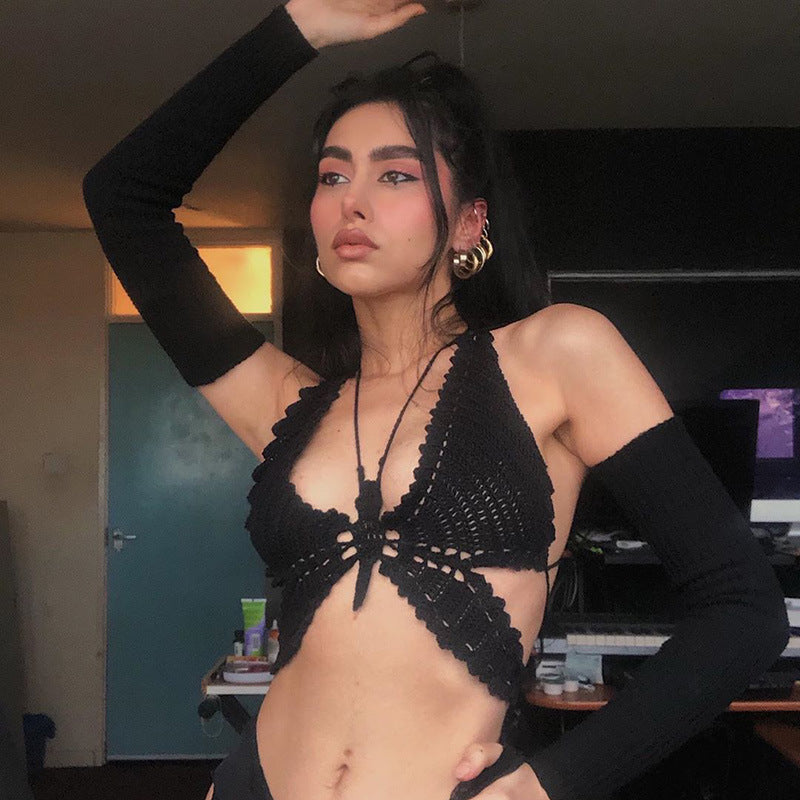 Crochet Halter Lingerie