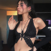 Crochet Halter Lingerie