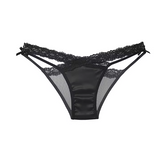 Color-block Lace Strappy Contrast Thong