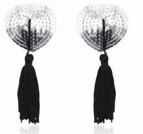 Sexy Adhesive Nipple Covers With Tassel Sequins