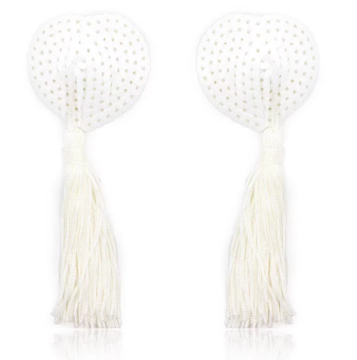Sexy Adhesive Nipple Covers With Tassel Sequins