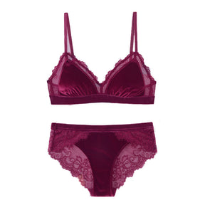 Velvet Soft Comfortable Sexy Lingerie Set
