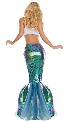 Halloween Cosplay Mermaid Princess Mermaid Skirt Costume