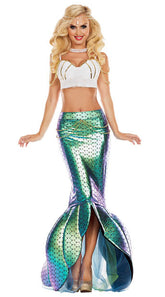 Halloween Cosplay Mermaid Princess Mermaid Skirt Costume