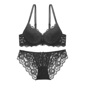 Sexy Lace Embroidery Sexy Bralette Set