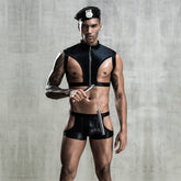 Men's Lingerie Role Playing Police Uniform Sexy Lingerie Costume
