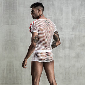 Men's Lingerie Role Playing Nurse Uniform Sexy Lingerie Costume