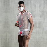Men's Lingerie Role Playing Nurse Uniform Sexy Lingerie Costume