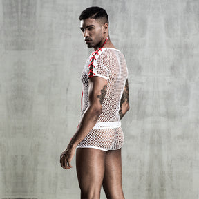Men's Lingerie Role Playing Nurse Uniform Sexy Lingerie Costume