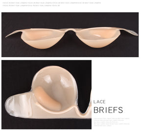 Strapless Silica Gel Chest Stickers Push Up Bralette