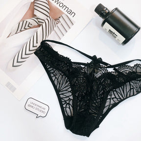 Sexy Hollow Lace Trim Panties