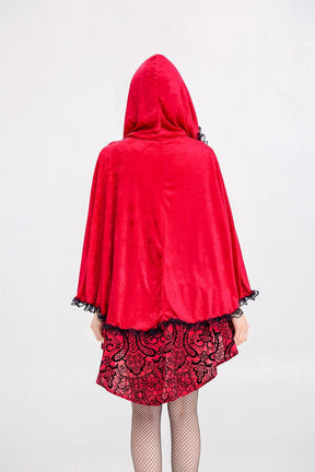 Halloween Role Playing Red Hat Girl Dress