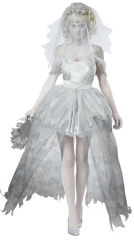 Halloween Role Playing Ghost Bride Wedding Dress