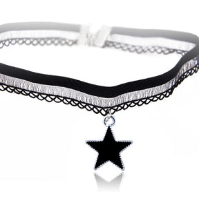 Velvet Clavicle Chain Rose Choker Lace Necklace