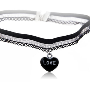 Velvet Clavicle Chain Rose Choker Lace Necklace