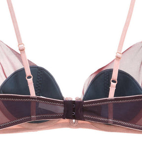 New Sexy Lingerie Thin Lace Deep V Bralette Set