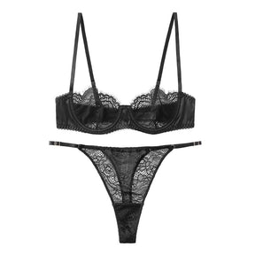 Sexy Ultra Thin Lace Erotic Lingerie Set