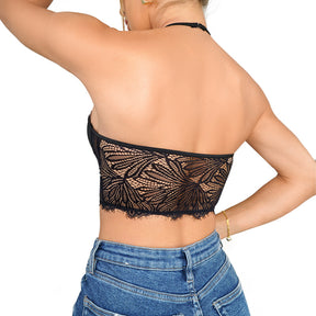 Cross Strap Halter Hollow Out Camisole Club Wear