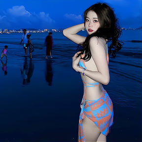 Resort Swim Bikini Three Piece Sexy Beach Spa Swimsuit