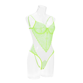 Sheer Mesh Pespective Mesh Sexy Lingerie Bodysuit