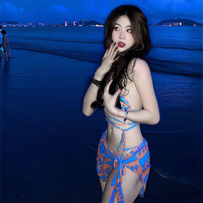 Resort Swim Bikini Three Piece Sexy Beach Spa Swimsuit