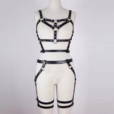 PU Leather SM Bandage Sexy Bandage Set