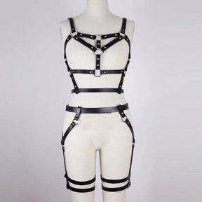 PU Leather SM Bandage Sexy Bandage Set